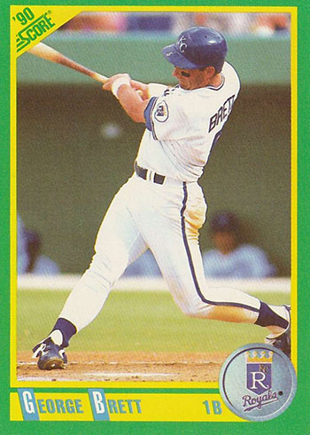 1990 Score Baseball George Brett