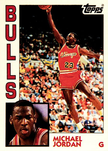 25 best Michael Jordan Cards & Stickers from the '80s