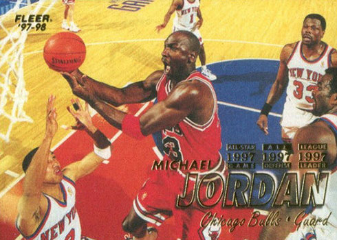 michael jordan fleer 21 card