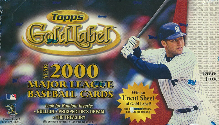 2000 Topps Gold Label Baseball Retail Box