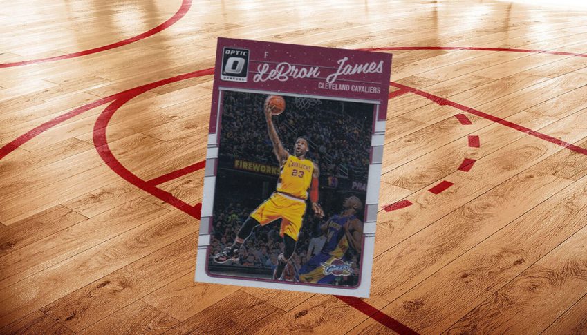 topps finest lebron james rookie card