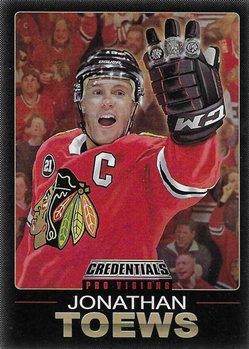 2019-20 Upper Deck Credentials Pro-Visions Jonathan Toews