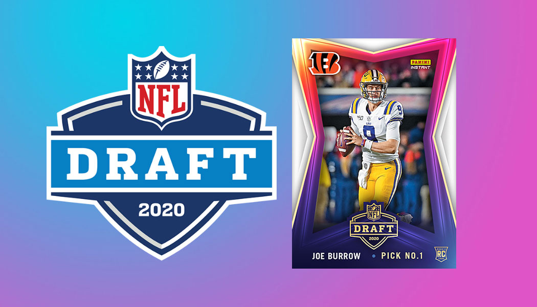 2020 Panini Instant NFL Draft Night Checklist, Details