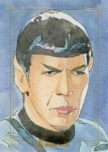 Star Trek TOS Archives & Inscriptions Base Card #15 Variant 18 