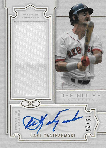 2021 TOPPS DEFINITIVE FRANK THOMAS GAME USED JERSEY AUTO /50 WHITE