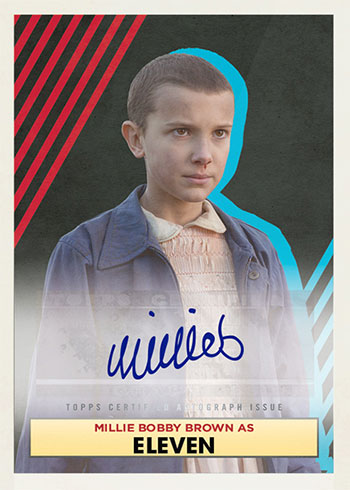 2020 Topps Stranger Things Autograph Collection Millie Bobby Brown