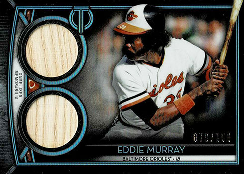 2020 Topps Tribute Baseball Dual Relics Eddie Murray