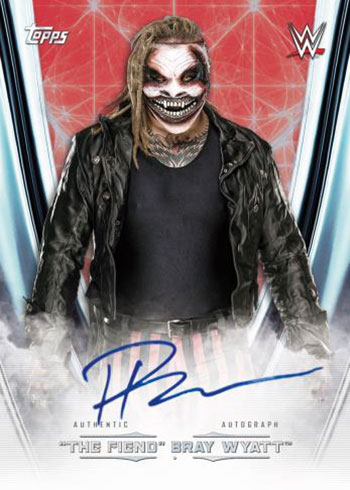 Autographe incontesté de la WWE 2020 Topps