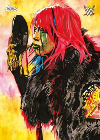 2020 Topps WWE Undisputed Illustration de Rob Schamberger