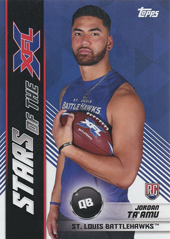 2020 Topps XFL Stars of the XFL Jordan Ta'Amu