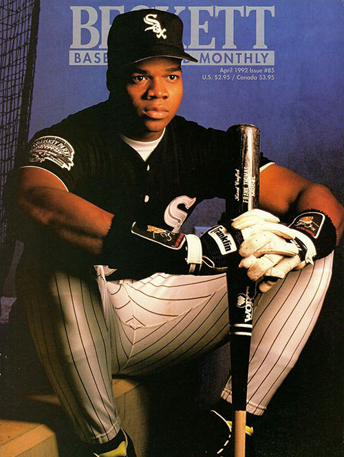 Beckett Baseball Card Monthly April 1992 Frank Thomas