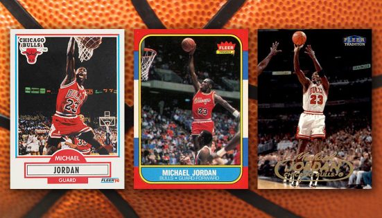 Michael Jordan Cards Through Years Gallery and