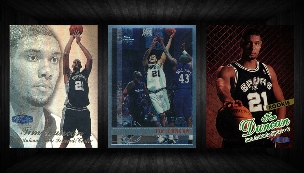 Tim Duncan Rookie Card Rankings and What's the Most Valuable