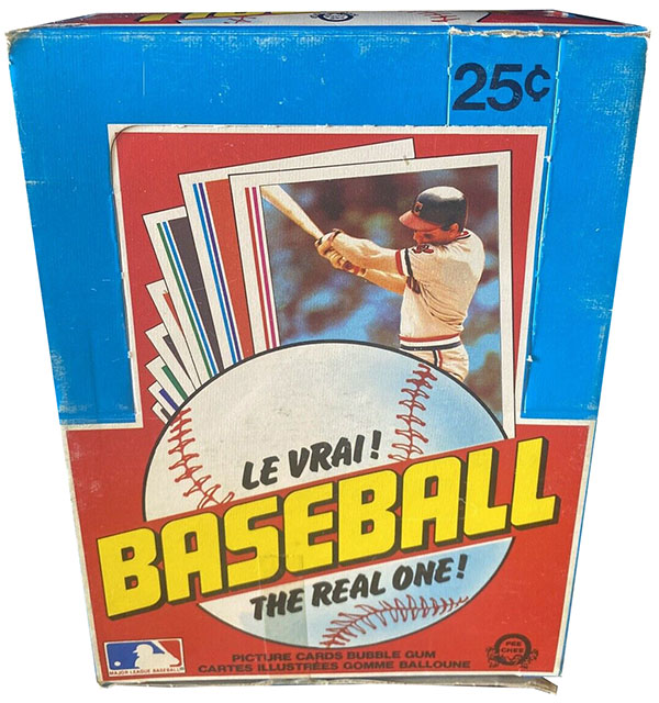 1982 O-Pee-Chee Baseball Box