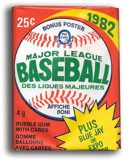 1982 O-Pee-Chee Baseball Pack