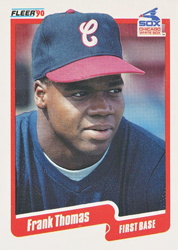 Mavin  FRANK THOMAS ROOKIE CARD. ( 4CARDS). TOPPS-SCORE-UPPER DECK  1990-1991.