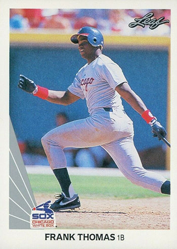 1990 Leaf Frank Thomas Rookie Card