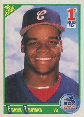 Mavin  FRANK THOMAS ROOKIE CARD. ( 4CARDS). TOPPS-SCORE-UPPER DECK  1990-1991.