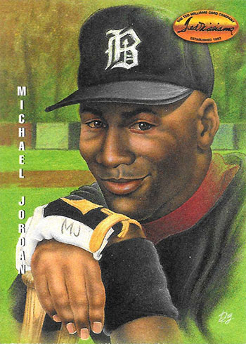 Michael Jordan 1994 Upper Deck Star Rookies Baseball Card White