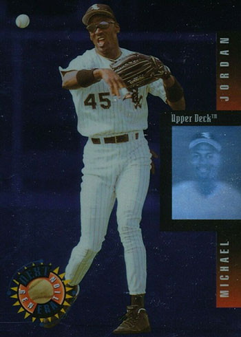 Michael Jordan Rookie Baseball Card 1994 Upper Deck #661, Chicago –