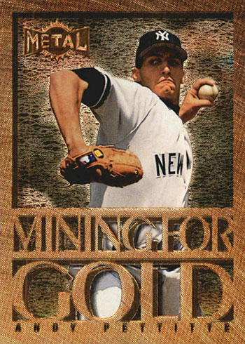 1996 LEAF STEEL STATS BALTIMORE ORIOLES MIKE MUSSINA Metal Baseball Card