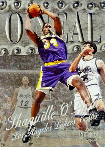1998-99 Metal Universe Basketball Shaquille O'Neal