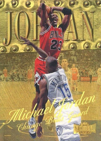 1998-99 Metal Universe Basketball Precious Metal Gems Michael Jordan