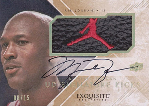2013-14 Upper Deck Exquisite Collection Signature Kicks Michael Jordan