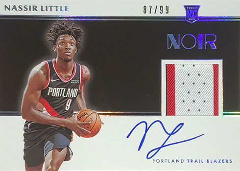 2019-20 Panini Noir Basketball Checklist, Team Set Lists, Hobby