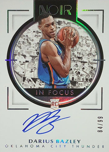 シングル 19-20 Panini Noir Jordan Poole RC AUTO シングル