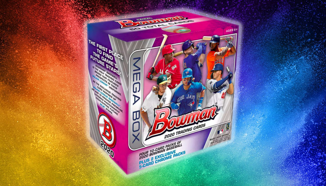Dallas Mall 2021 4 Bowman Mega Box Sealed Baseball 10 Card Packs