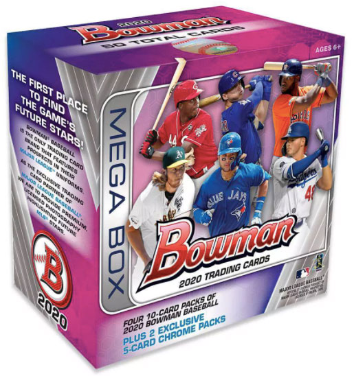2020 Bowman Chrome Mega Box Baseball
