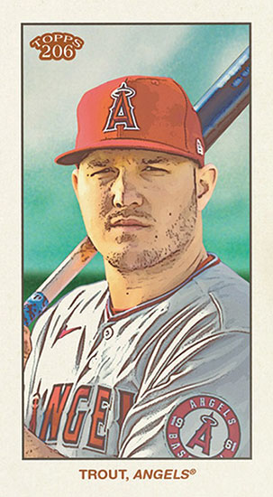 2020 Topps 206 Mike Trout