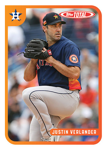 2020 Topps DB-91 Justin Verlander Houston Astros