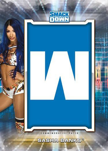 2020 Topps WWE Raw vs. Smackdown Letter Patch