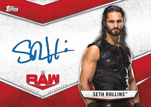 2020 Topps WWE Raw vs. Smackdown Autograph