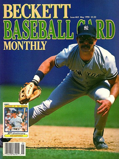 Beckett Baseball May 1990 Don Mattingly