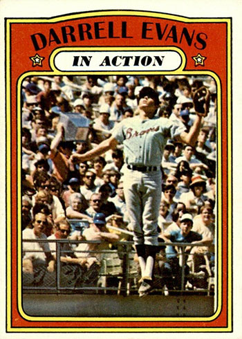 WHEN TOPPS HAD (BASE)BALLS!: NICKNAMES OF THE 1970'S- 1971 DARRELL  EVANSAKA 'HOWDY DOODY