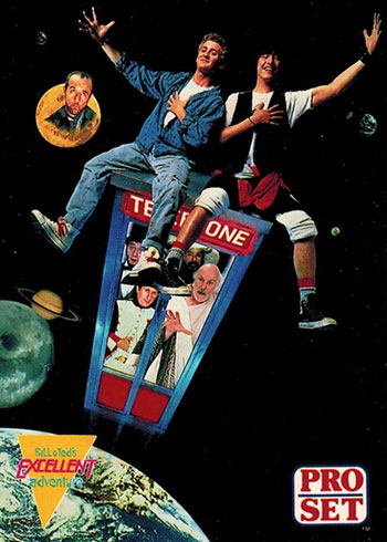 1991 Pro Set Bill and Ted's Most Atypical Movie Cards Checklist, Details