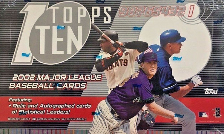 2002 Topps Ten Baseball Box