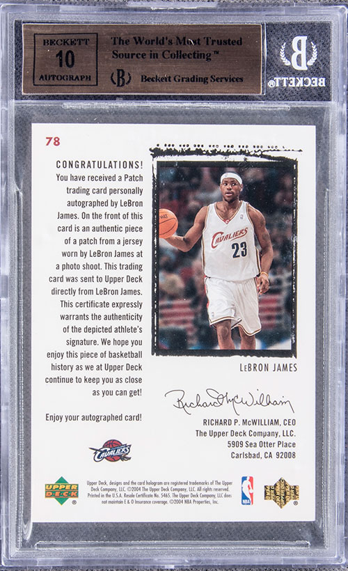 Rare LeBron James signed rookie card expected to sell for over $1 million