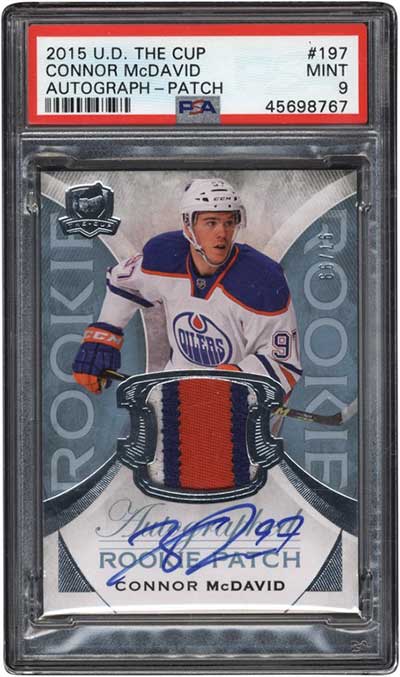 connor mcdavid nhl rookie card