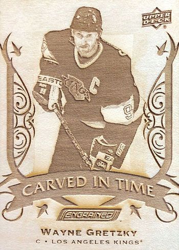 2019-20 Upper Deck Engrained Hockey Carved in Time Wayne Gretzky