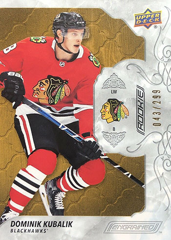 2019-20 Upper Deck Engrained Hockey Dominik Kubalik