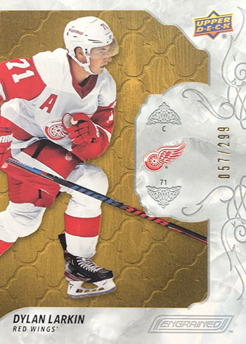 2019-20 Upper Deck Engrained Hockey Dylan Larkin