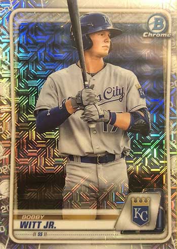 ORIGINAL Bobby Witt Jr. Kansas City Royals Bowman Chrome 