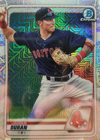 2020 Bowman Chrome Mega Box Baseball Variations Jarren Duran