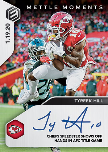 2020 Panini Elements Football Mettle Moments