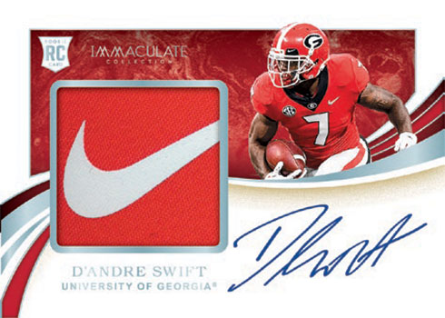 2020 Panini Immaculate Football Checklist, Team Sets, Hobby Box Info