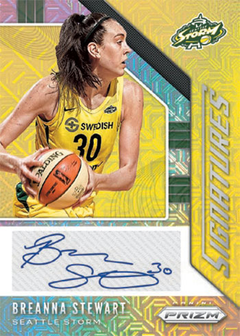 2020 Panini Prizm WNBA Signatures Mojo